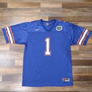 Nike Florida Gators Football Jersey, Blue, #1 Men’s X-Large, Team Crest